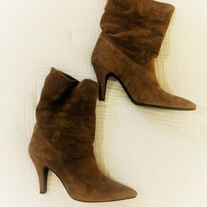 Fun Anine Bing slouchy tan suede Presley boots